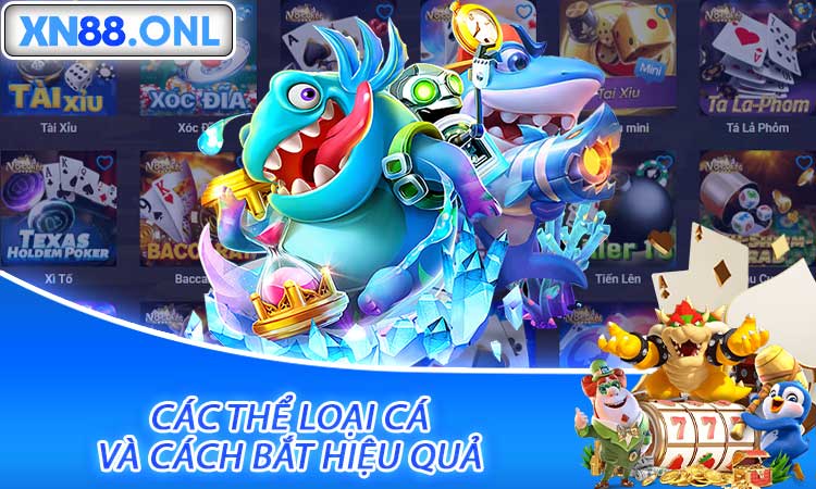 Các thể loại cá và cách bắt hiệu quả trong Bắn Cá XN88